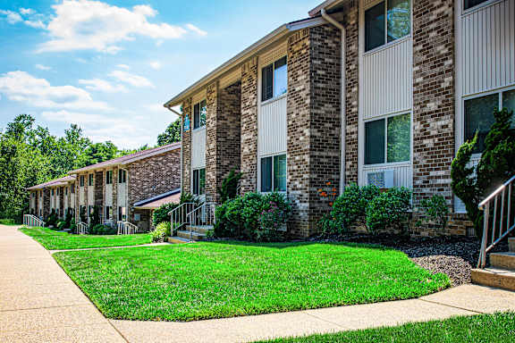 Exterior with Lawn Area at Atlantic Pointe Apartments, Atlantic Highlands, NJ
