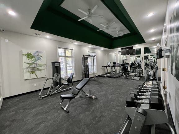Gym at The Resort At Lake Crossing Apartments, Kentucky