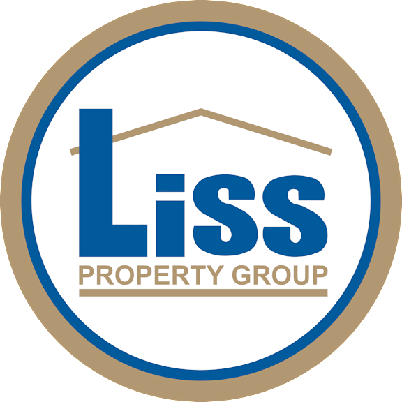 The image is a logo of the Liss Property Group. at Brookshire Trace Townhomes Apartments, Philadelphia, Pennsylvania