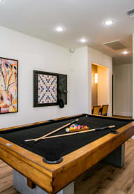 Billiards Room at Octave Apartments, Las Vegas, NV