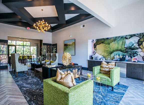 Luxurious Remodeled Clubhouse at Stone Creek Apartments in North Druid Hills