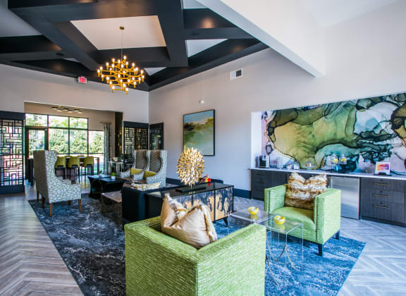 Luxurious Remodeled Clubhouse at Stone Creek Apartments in North Druid Hills