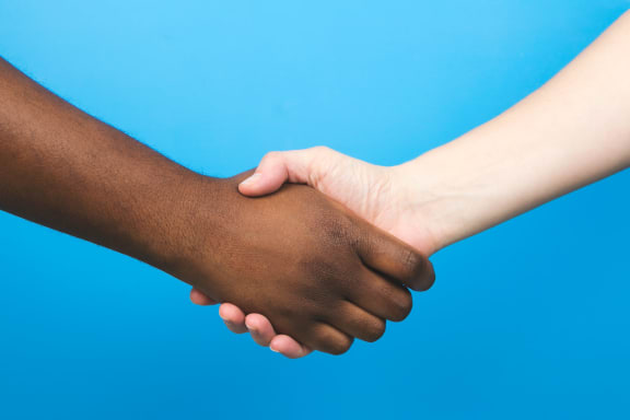 Shake Hands at Oceanwood Apartments, Lompoc