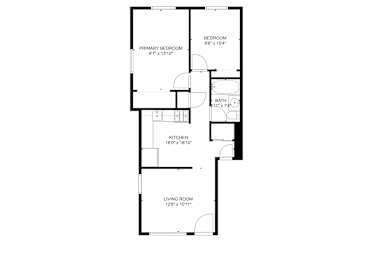 Floor Plan Fernrock 2 Bedroom