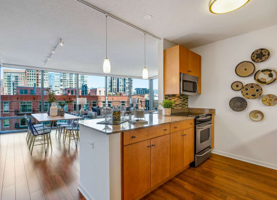 Kitchen layout at Kingsbury Plaza, Illinois, 60654