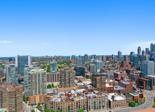A view above the rest at Kingsbury Plaza, Chicago, 60654