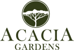 a logo for acacia gardens