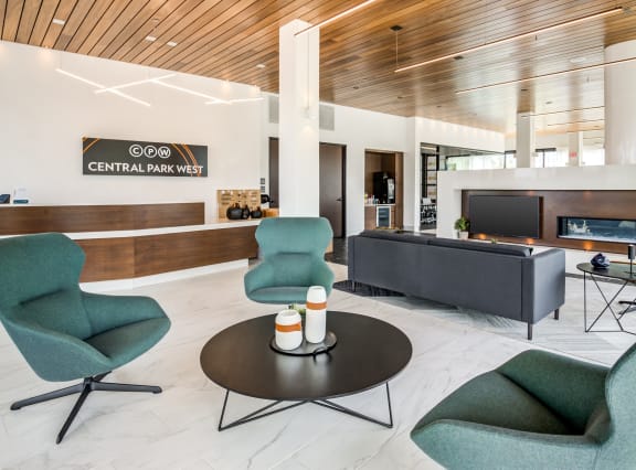 Resident Lounge at Central Park West, St. Louis Park, MN, 55416