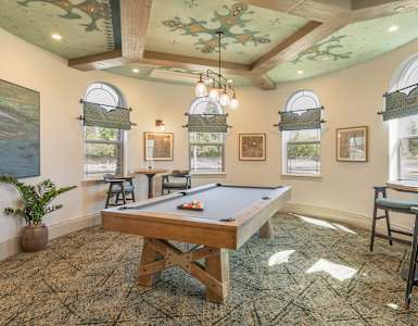 Billiards Table at The Villas at Ellis Manor, Fresno, CA