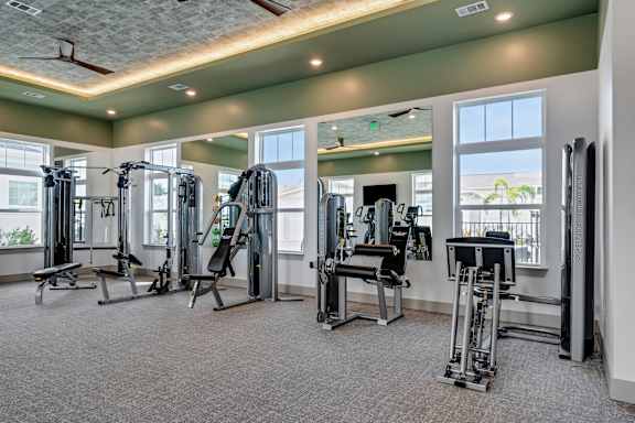 Fitness center  at The Boardwalk at Tradition, Port St Lucie