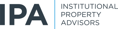 a logo with the words institutional advancement and institutional deaf advocacy on a black background
