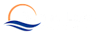 The image is a logo for Sunny Lake Apartments.