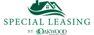 A logo for special leasing by Oakwood.
