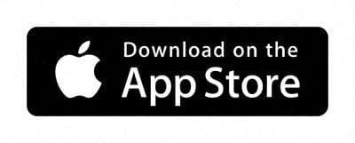 A black and white image of an Apple logo with the text "Download on the App Store".