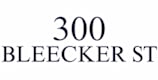 A white background with the words "300 BLEECKER ST" in black.