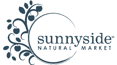 The image is a logo of the Sunnyside Natural Market.