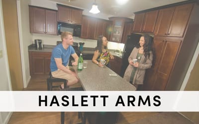 Haslett Arms Apartments in East Lansing near Michigan State University