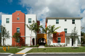 well-kept apartments with sidewalks