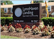 Thumbnail 1 of 11 - Entrance sign for Lynnhaven Landing Apartments, an affordable housing community in Virginia Beach, VA