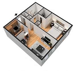 Floor Plan One Bedroom