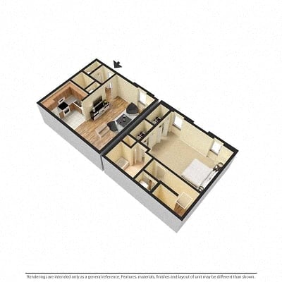 Floor Plan  Two bedroom towhome