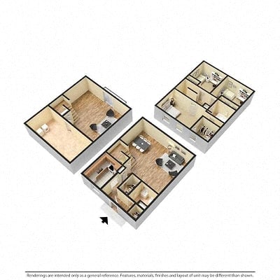 Floor Plan  Large 4 bedroom townhome in Lancaster