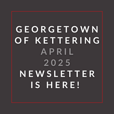 a red background with the words ofkettering january news