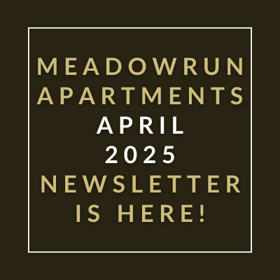 a sign that says apartments december 2323newsletter is here