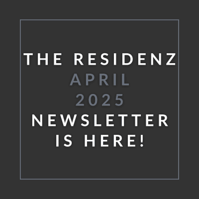 a white frame on a black background with the words theres january 2024 newsletter