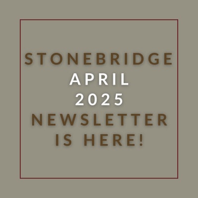 The image announces the Stonebridge December 2024 newsletter.