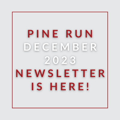 a sign that says pine run december 2013 newest is here