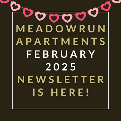 a sign that says meadownut apartments september 23 23 newspaper is here