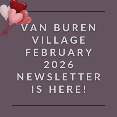 a sign that says village december 23 23 newsletter is here