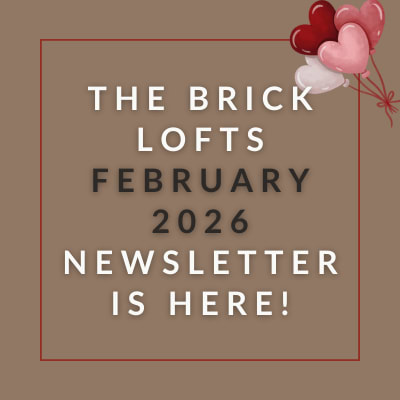 The image announces the availability of The Brick Lofts October 2024 newsletter.