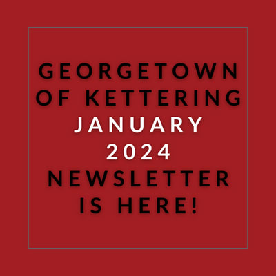 a red background with the words ofkettering january news