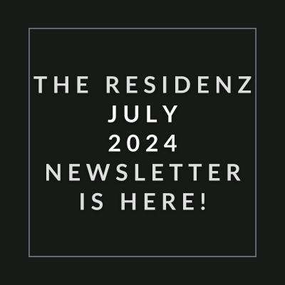 a sign that says sorry, no community newsletter this month