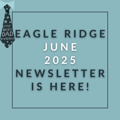 a sign that says february 2024 newsletter is here