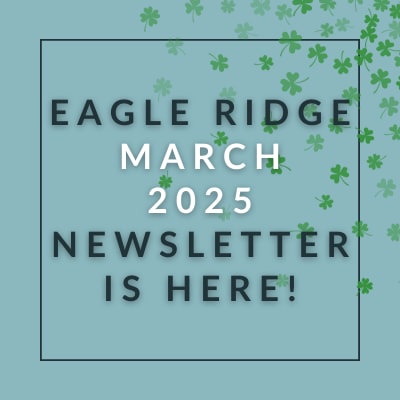 a sign that says february 2024 newsletter is here