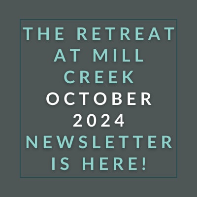 the react at mill creek october 2024 newsletter is here text
