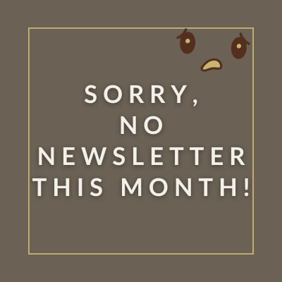 our apologies no november newsletter cover illustration