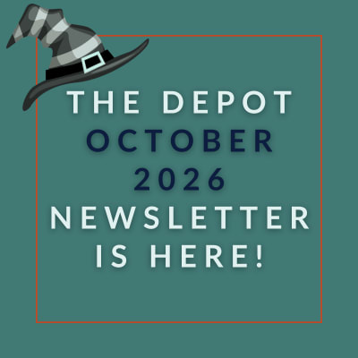 The image announces the availability of The Depot's December 2025 newsletter.