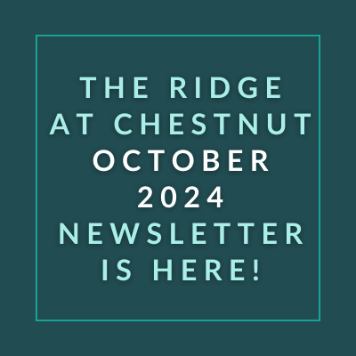 the ridge at chestnut october 2024 newsletter is here text