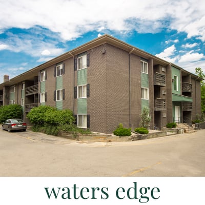 Waters Edge Apartments in East Lansing near Michigan State University