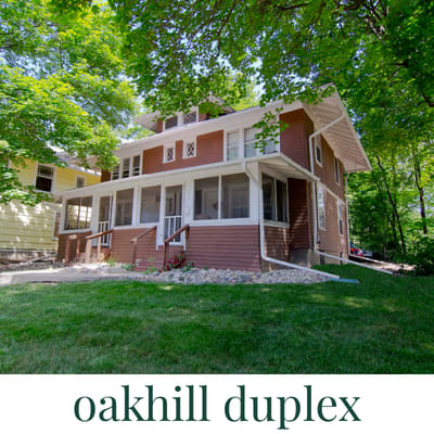Oakhill Duplex in East Lansing near Michigan State University