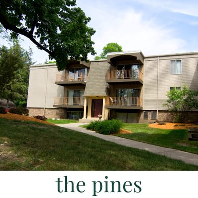 The Pines Apartments in East Lansing near Michigan State University