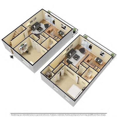 Floor Plan  One bedroom apartments available