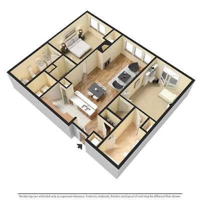 Luxury two bedroom apartment