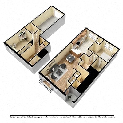 Luxury two bedroom townhome