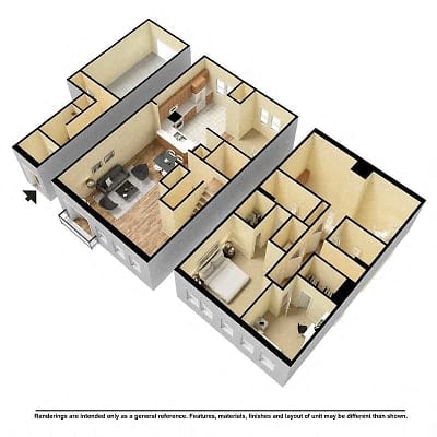 Luxury townhome with garage