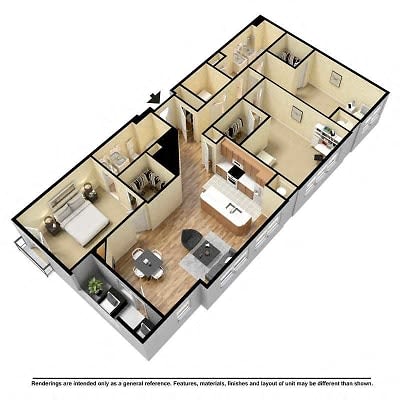 Luxury three bedroom apartment